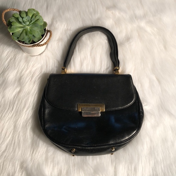 Koret Handbags - Rare vintage Koret black leather shoulder bag
